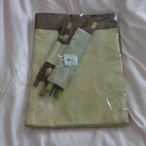 Placemat and Wooden Chopsticks Set for 6 Never Opened Still in Plastic